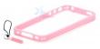 Розовый чехол для Iphone 4 Slider Case iPhone 4 lateral